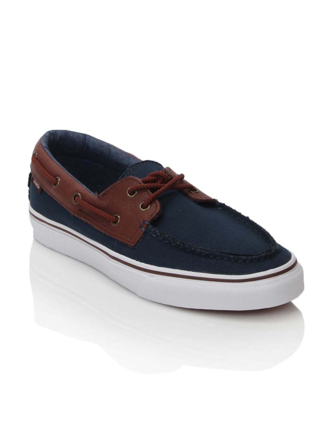 Vans Men Zapato Del Barco Blue Shoes