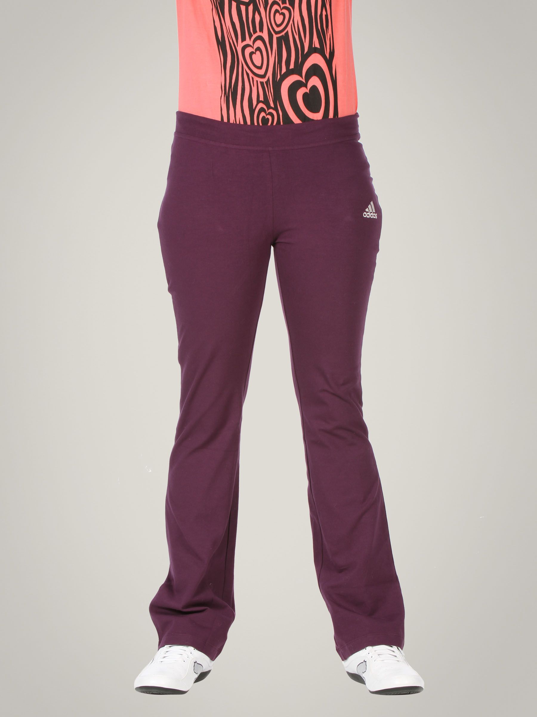 ADIDAS Women Very Berry Lycra Track Pants