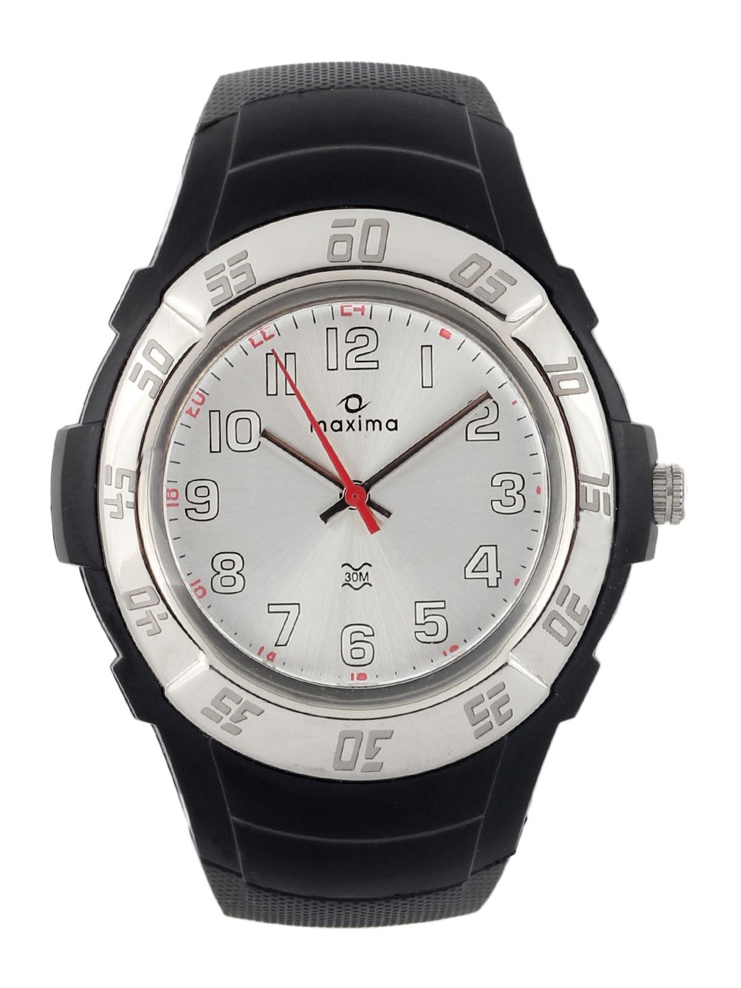 Maxima Men Silver Dial Watch