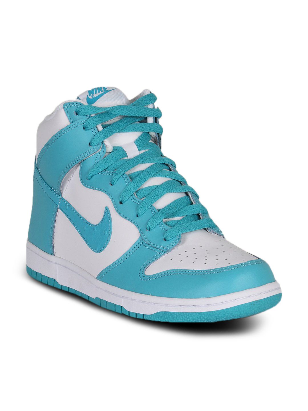 Nike Men's Dunk High White Blue Shoe