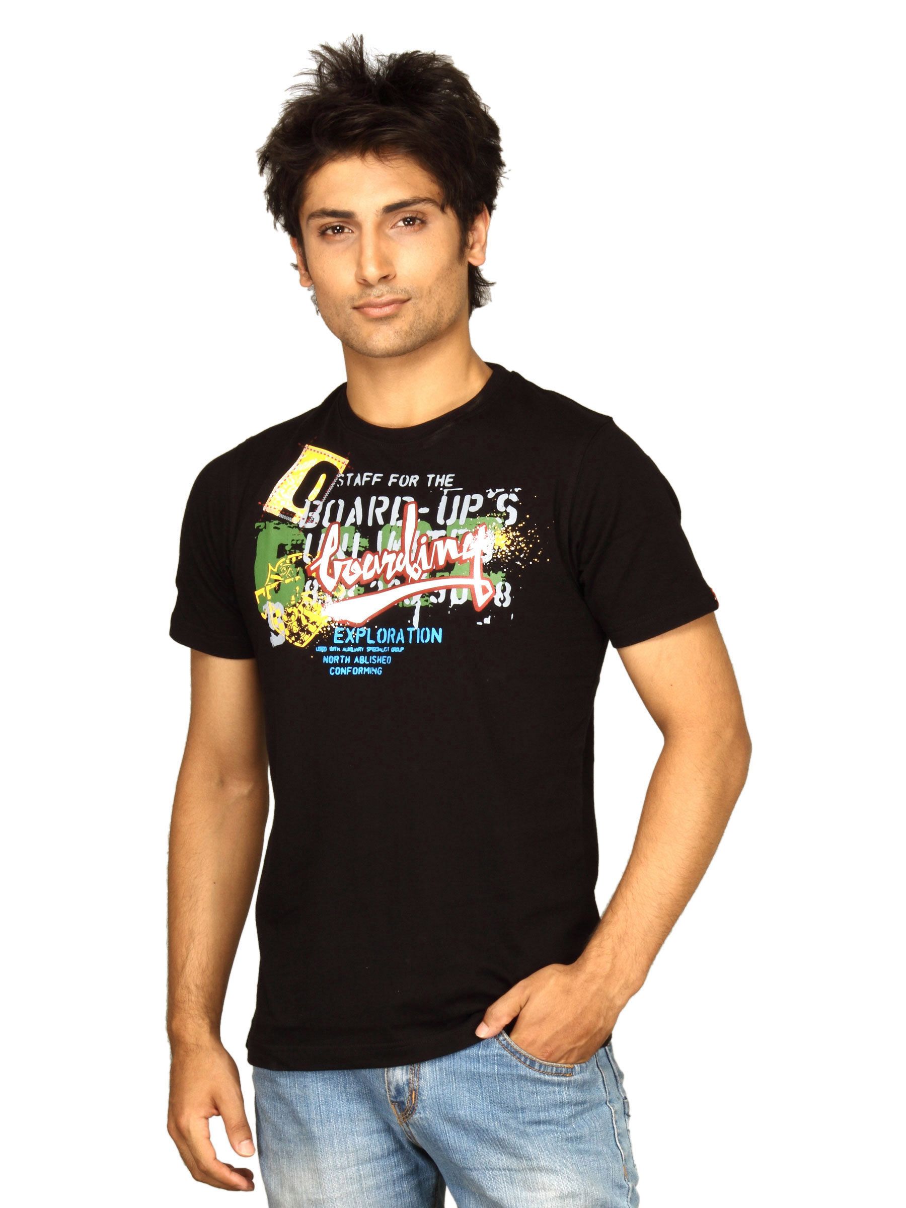 Probase Men's Boarding Black T-shirt