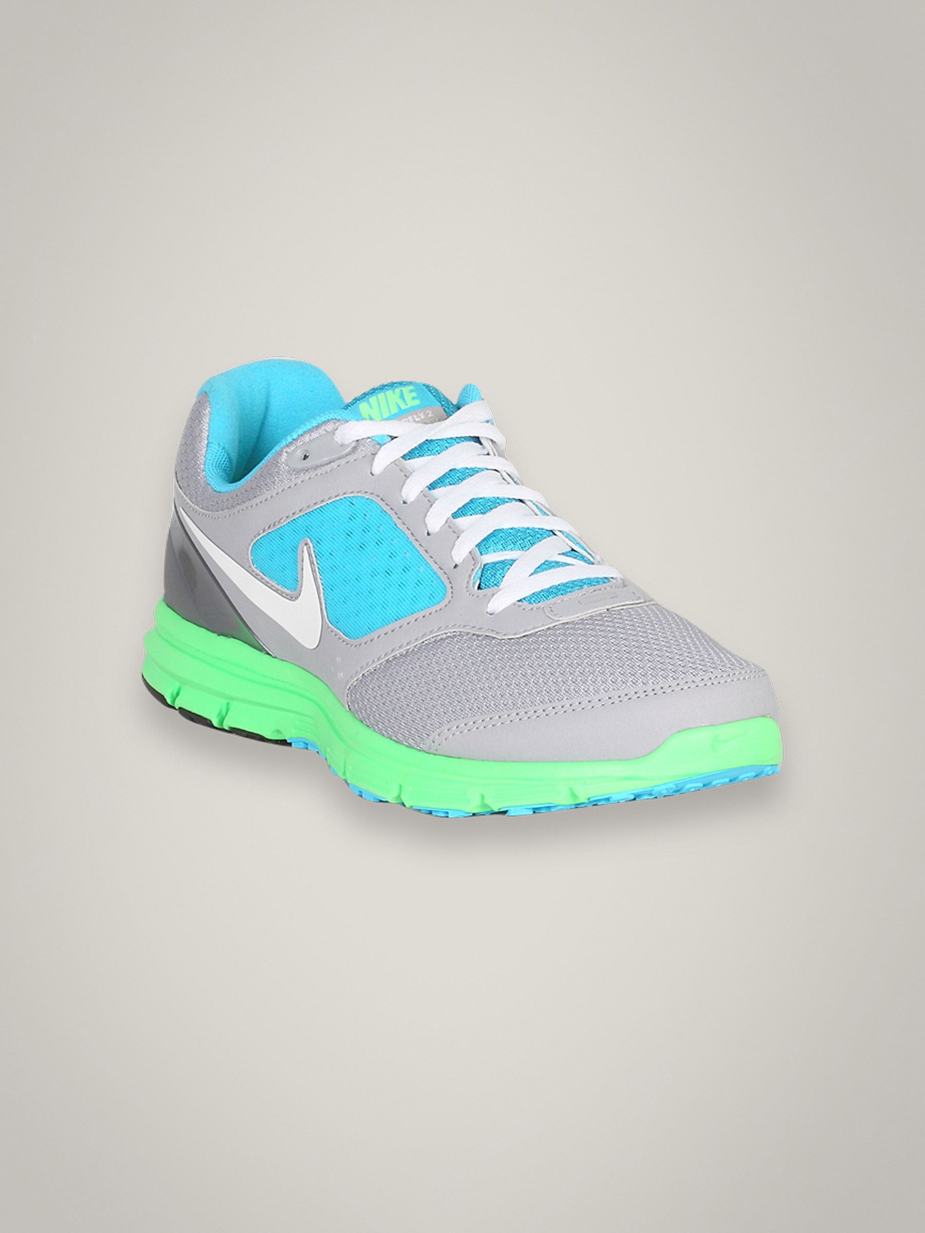 Nike Women Lunarfly Grey Green Shoe