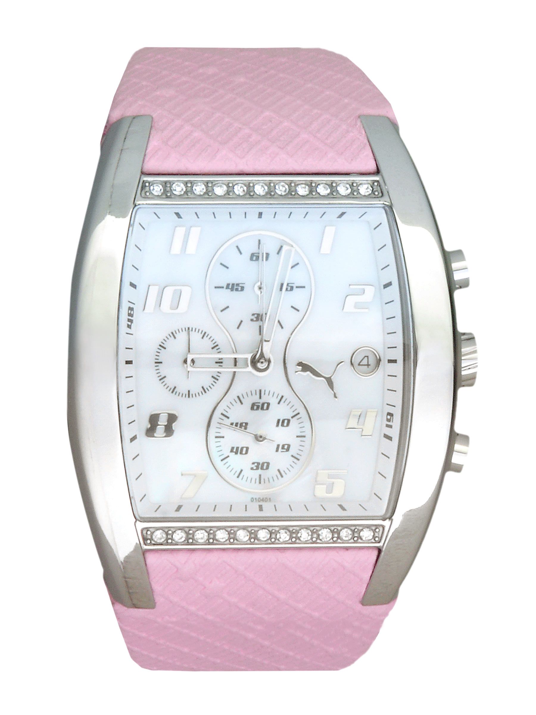 Puma Women White Dial Chronograph Watch