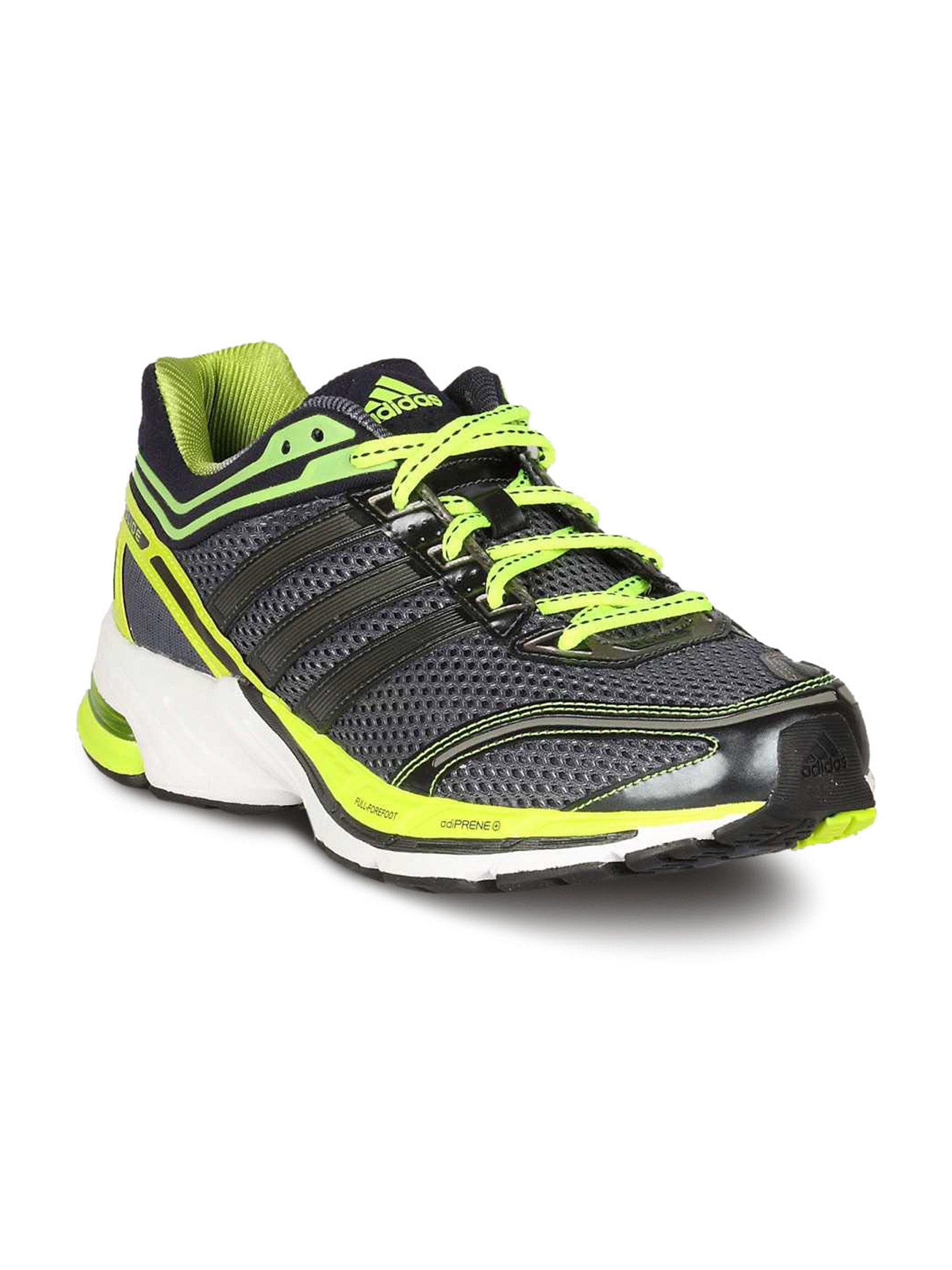 ADIDAS Men's Deep Black Yellow Shoe