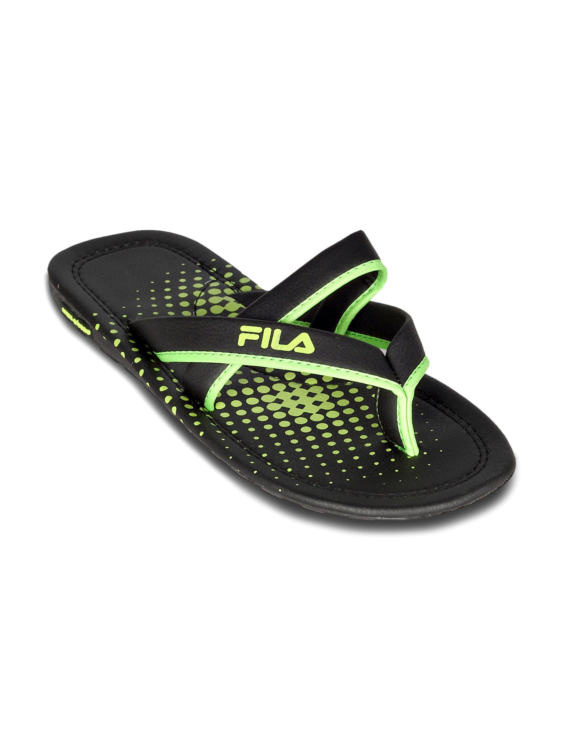 Fila Men's Dignity Green Flip Flop
