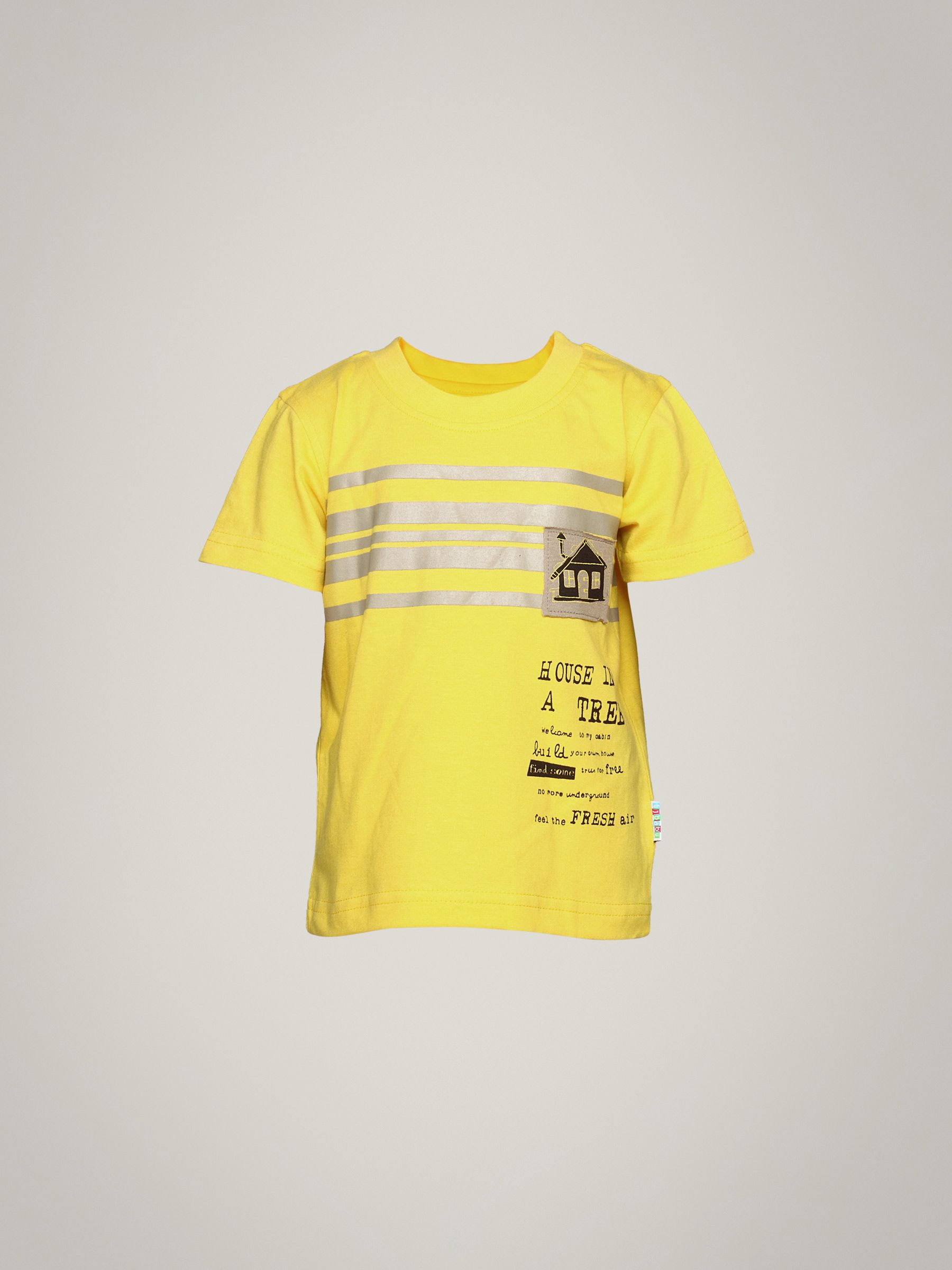 Gini and Jony Boy's Kaffle Yellow Infant Kidswear