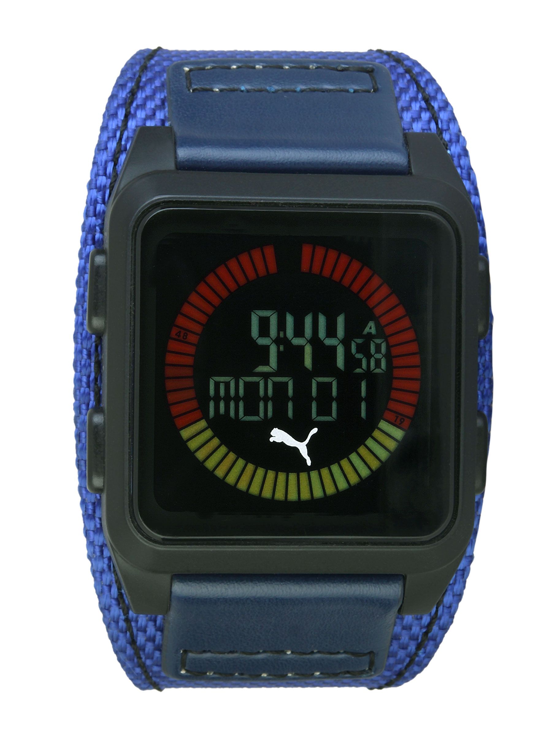 Puma Men Strom Agitation Gents Black Watches