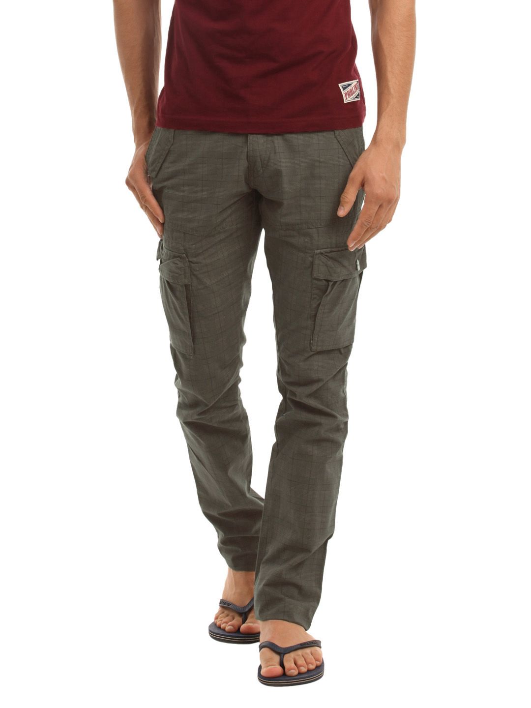 Indigo Nation Men Olive Trousers