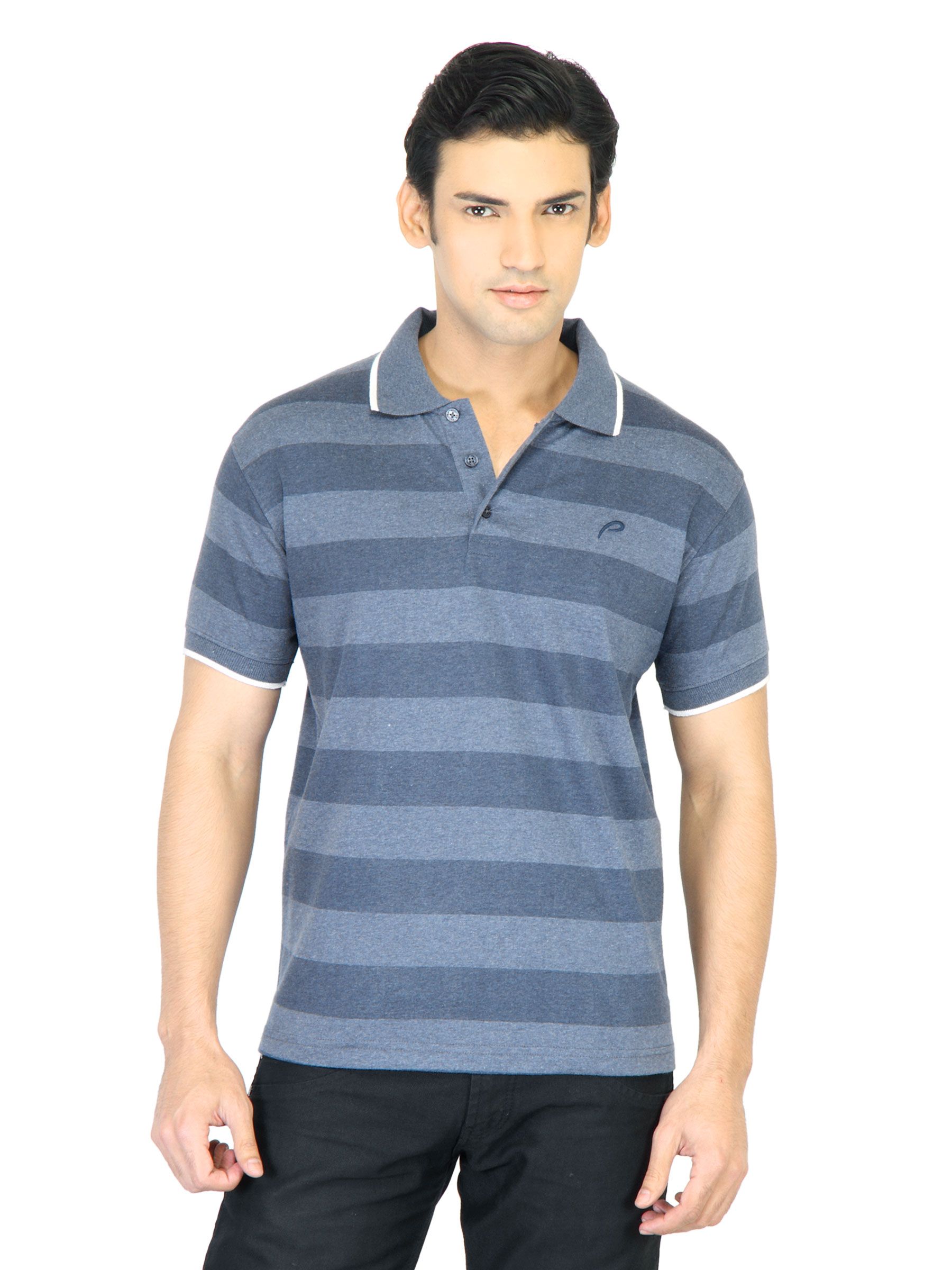 Proline Men Blue Polo T-Shirt