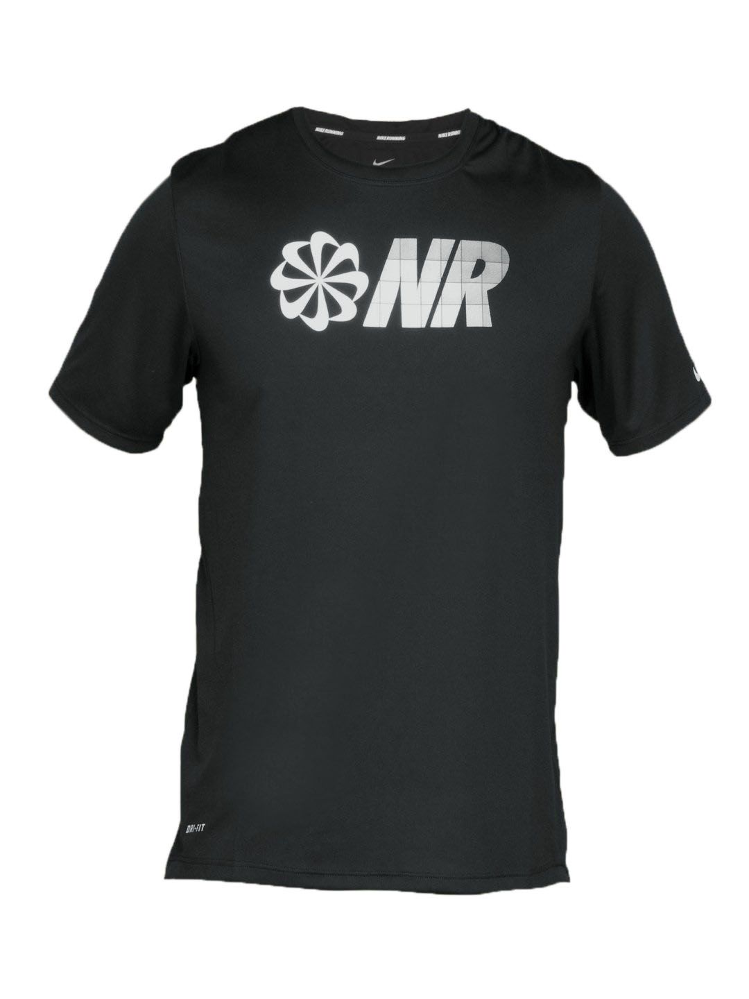 Nike Men's Challenger Logo Black T-shirt