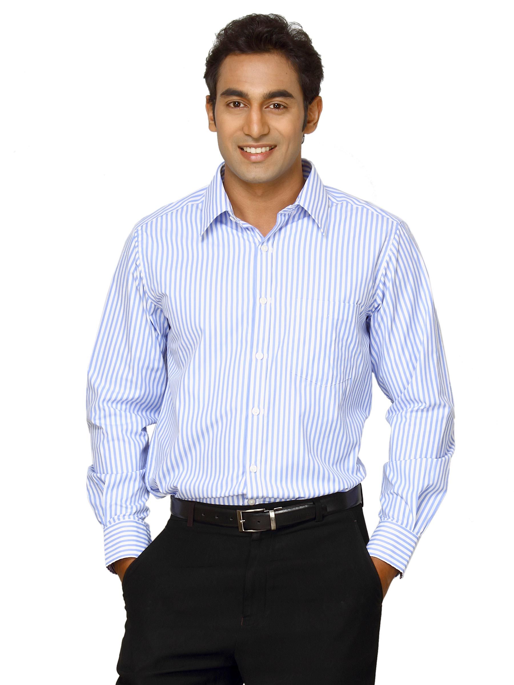 Indigo Nation Men Price catch Blue White Shirts