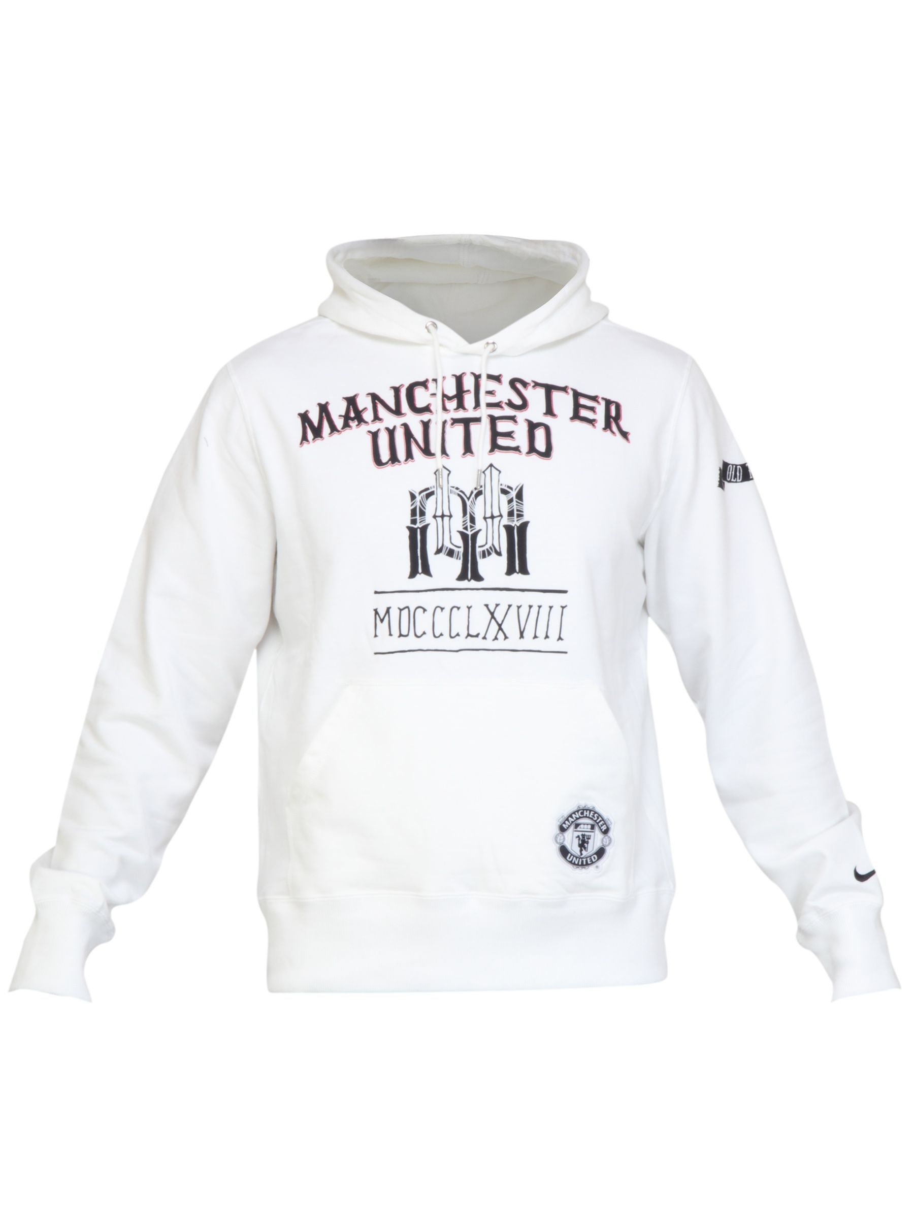 Nike Men Printed White Sweatshirts
