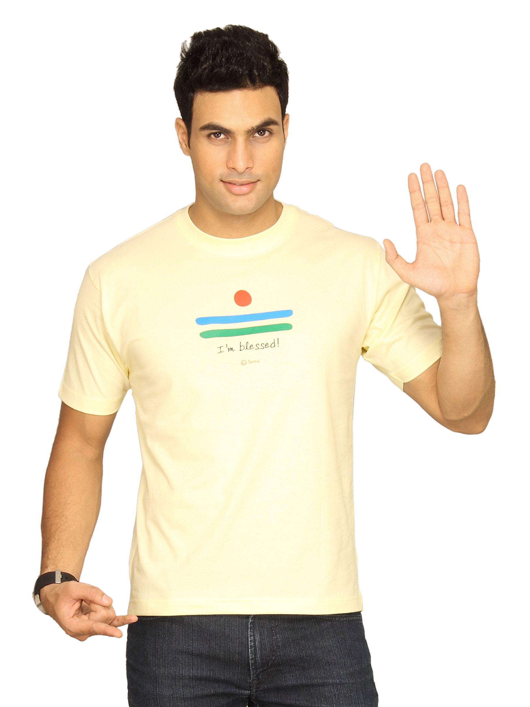 Tantra Men's Blessed Cream T-shirt