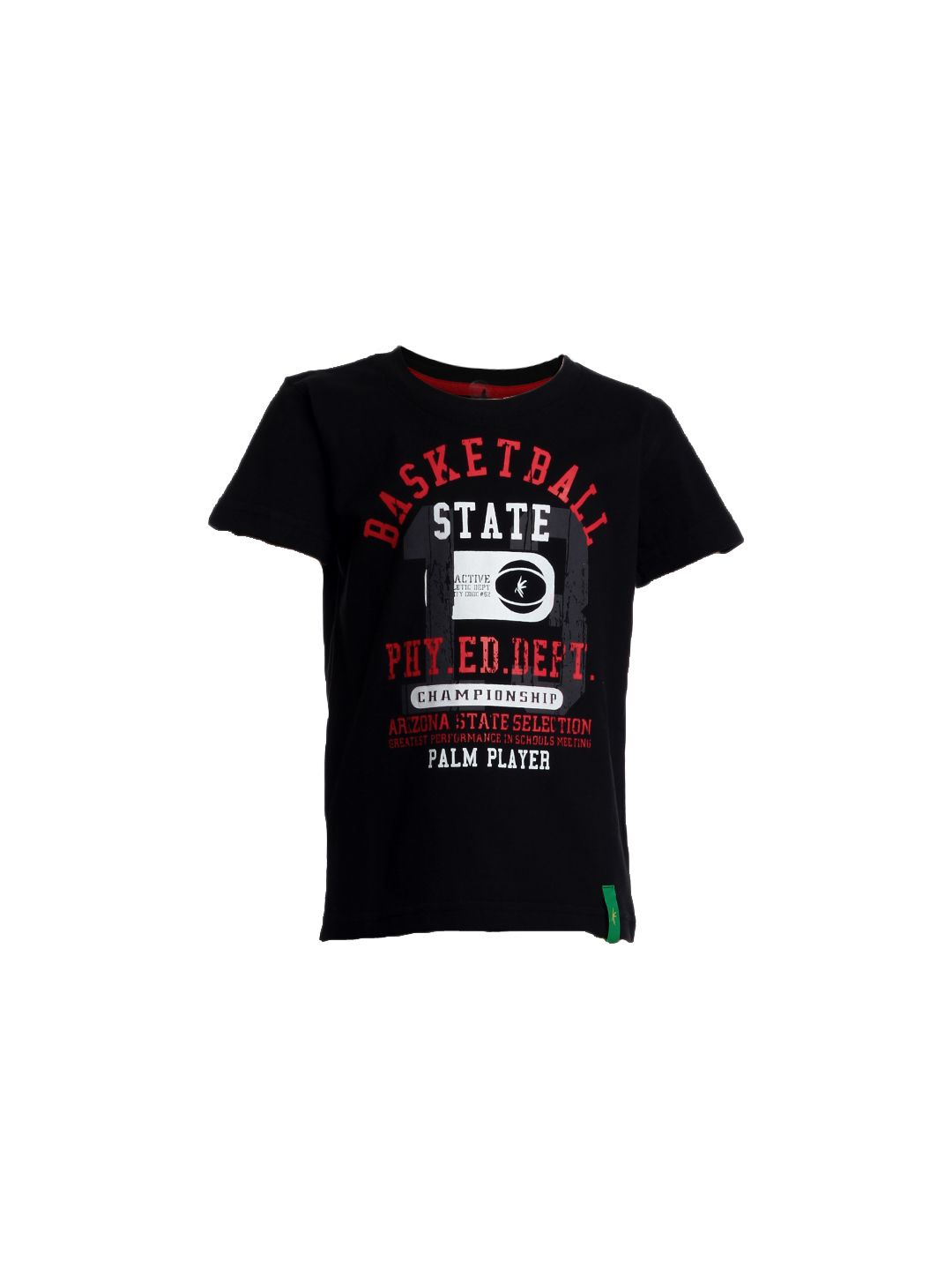 Gini and Jony Boys Printed Black T-shirt