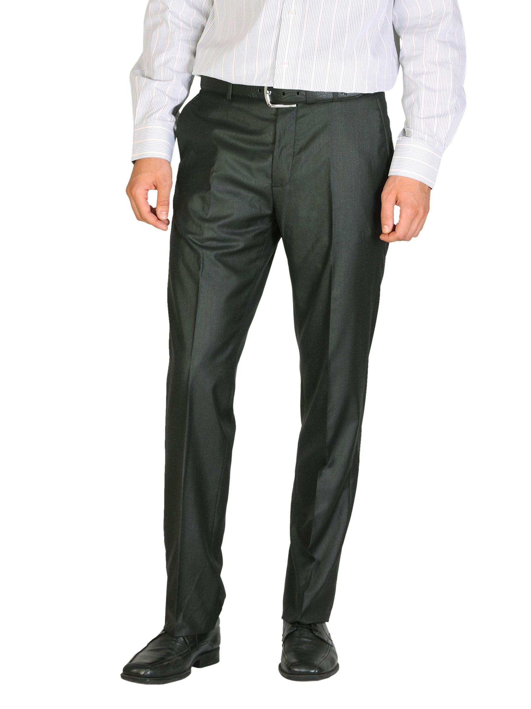 Reid & Taylor Men Grey Trouser