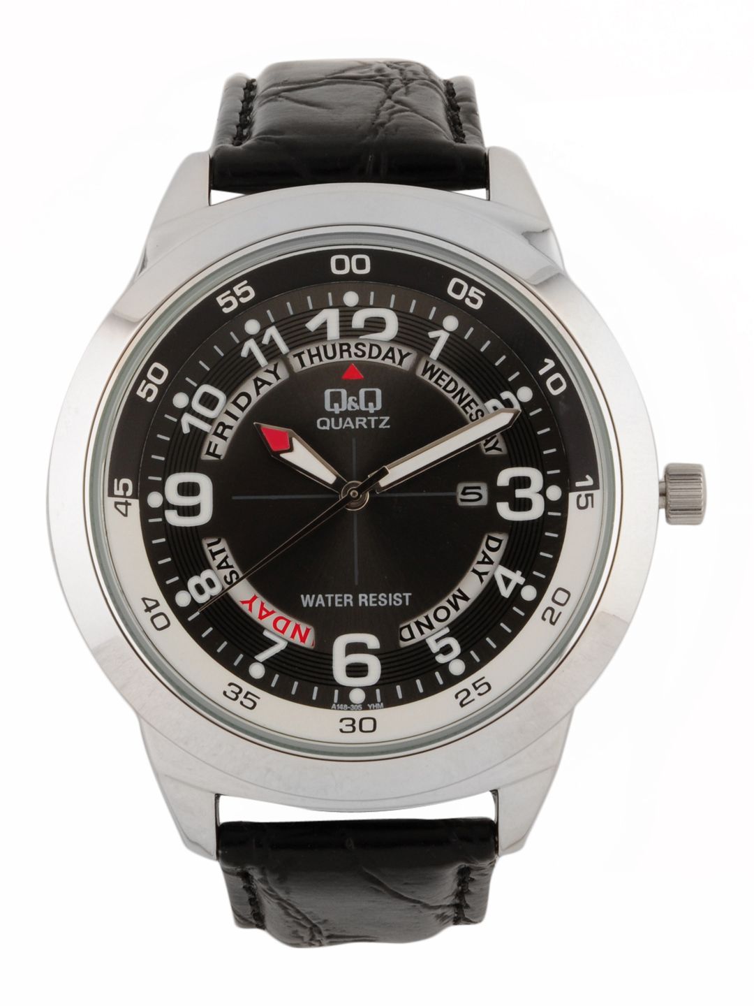 Q&Q Men Black Watch A148J305Y