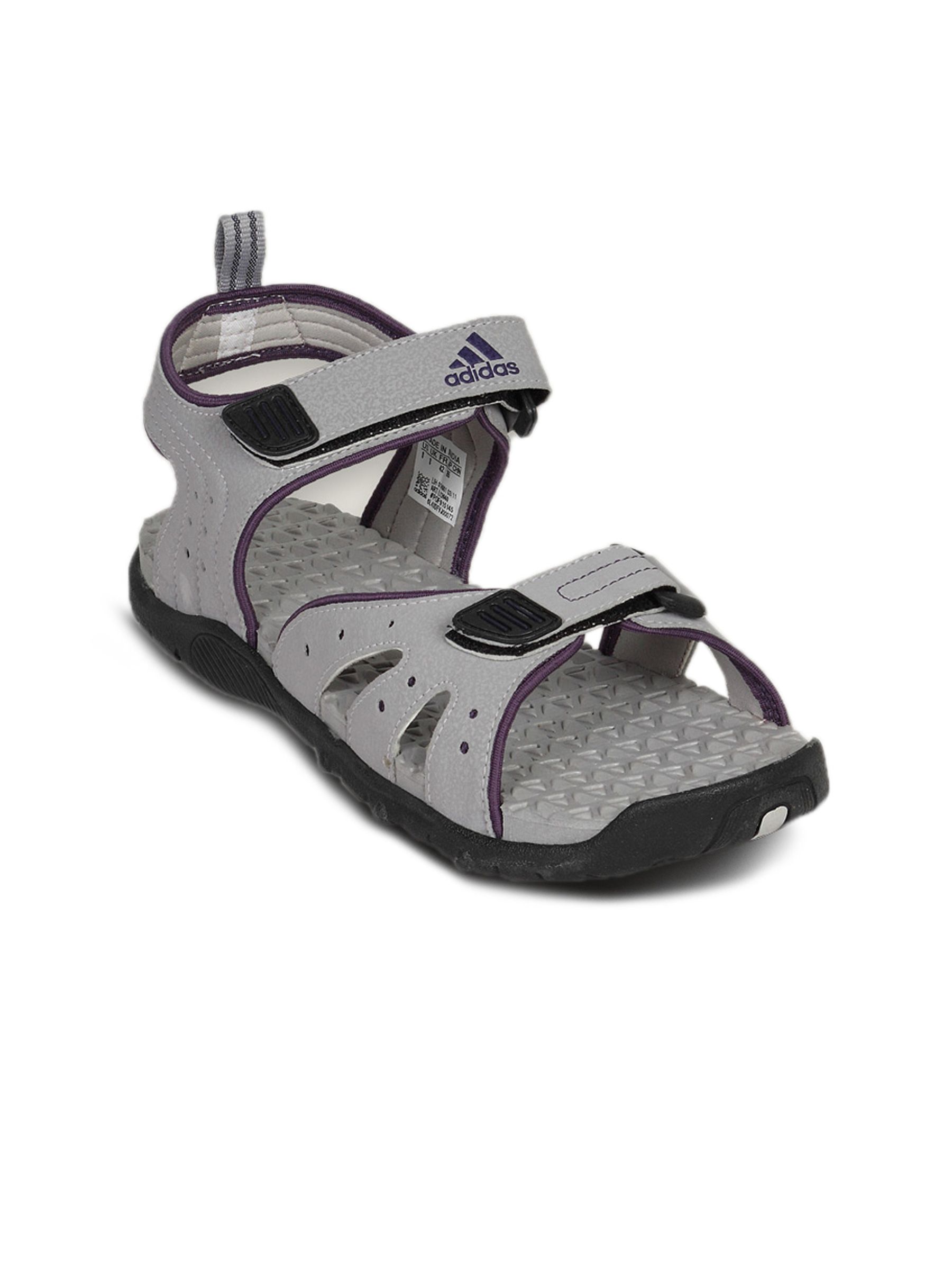 ADIDAS Women Receptor Grey Black Sandals