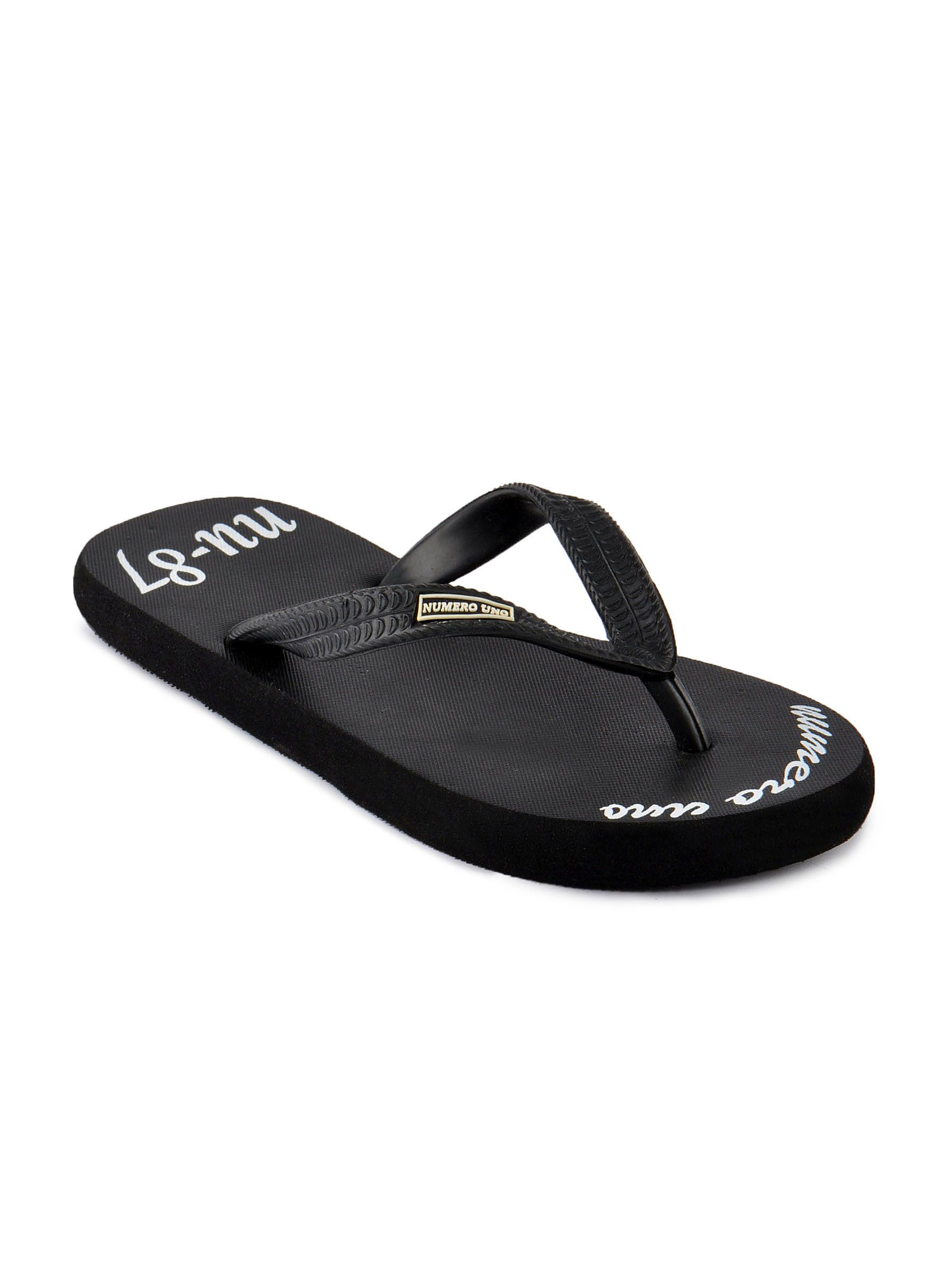 Numero Uno Men Casual Black Slipper