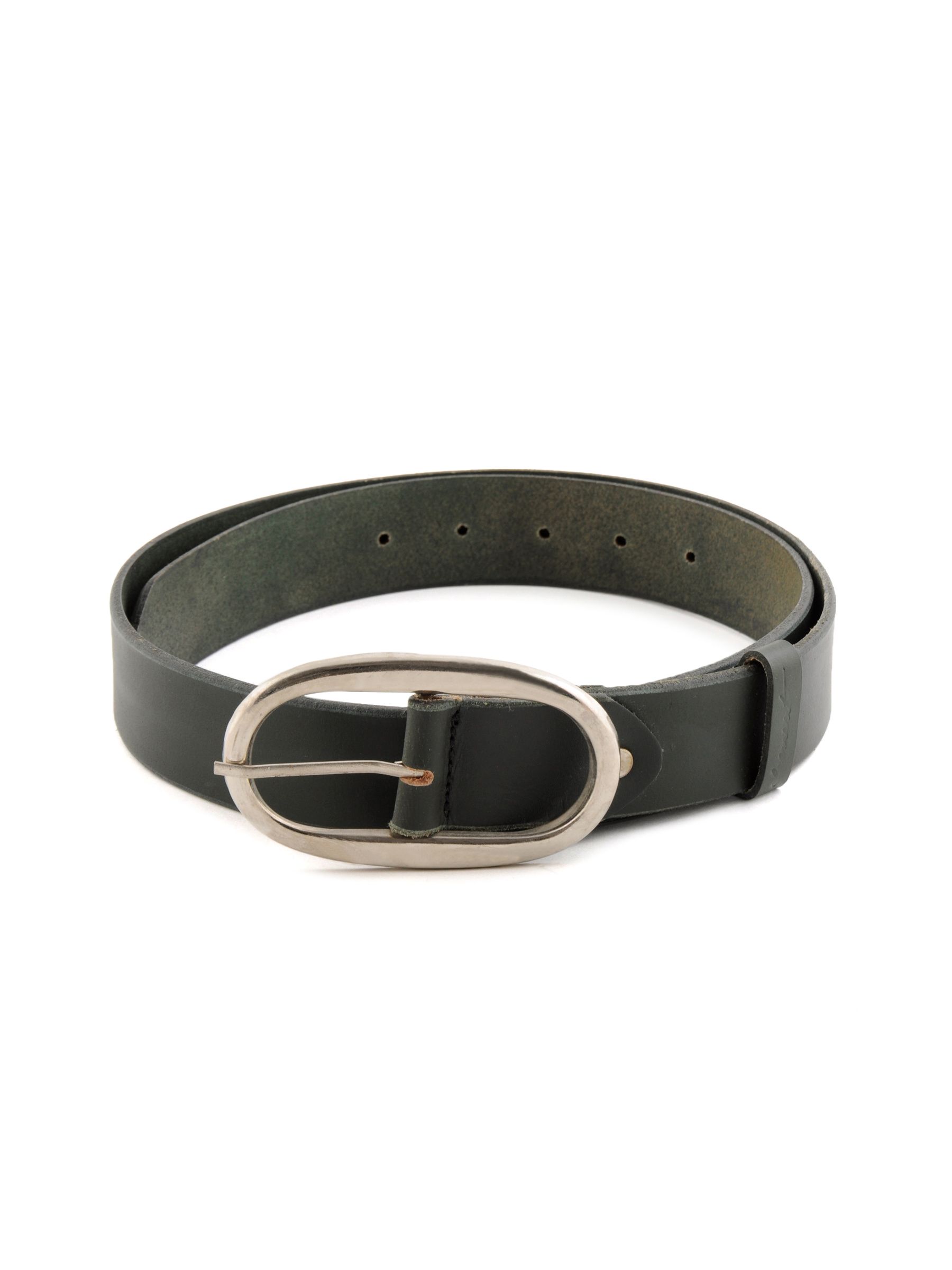 Peter England Men Casual Olive Belt