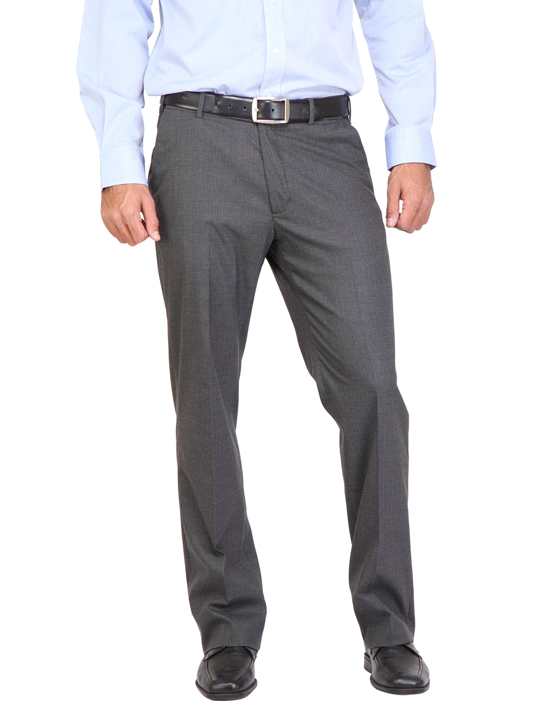 Arrow Men Autoflex Grey Trousers