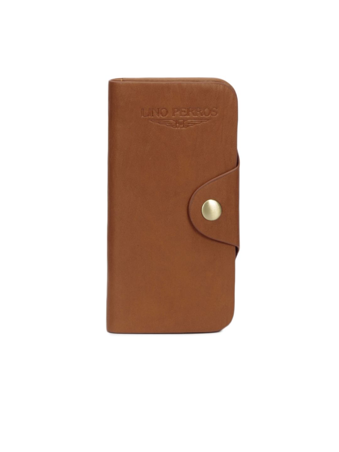 Lino Perros Women Leather Tan Wallet