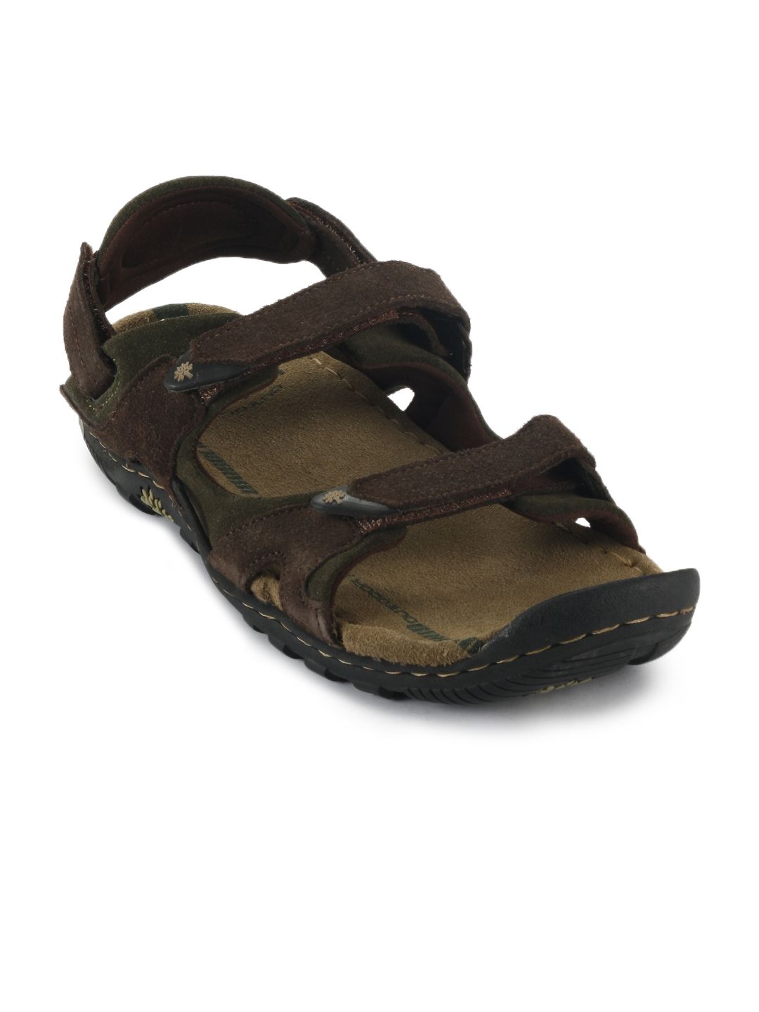 Woodland Men Brown Casual Sandals