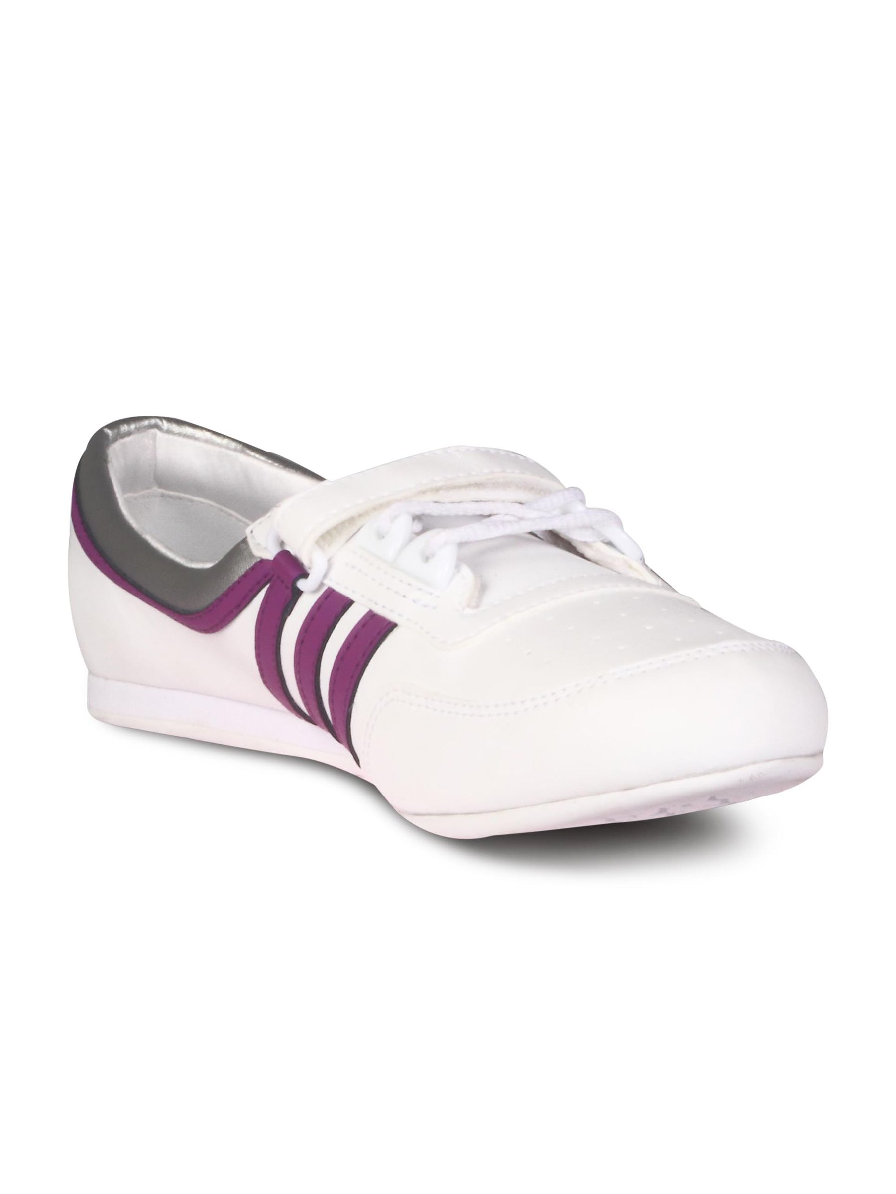 ADIDAS Women White Royal Silver Shoe