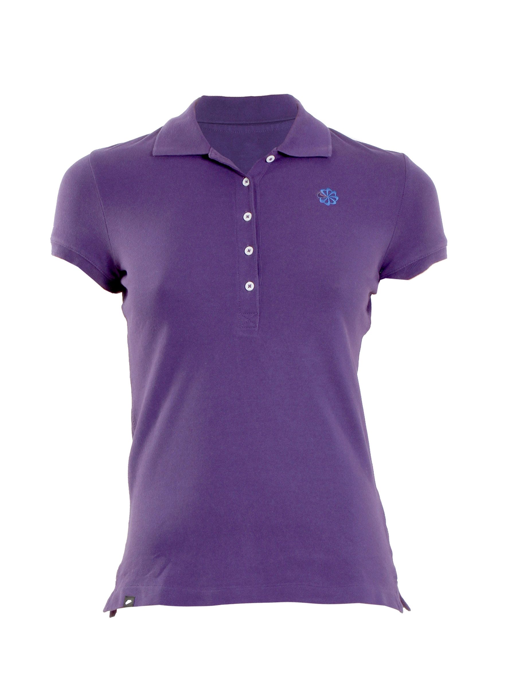 Nike Women Purple Polo T-shirt