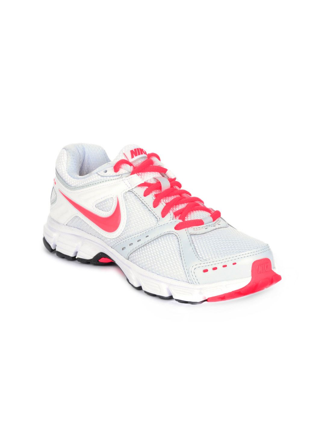 Nike Women White & Grey Downshifter Sports Shoes