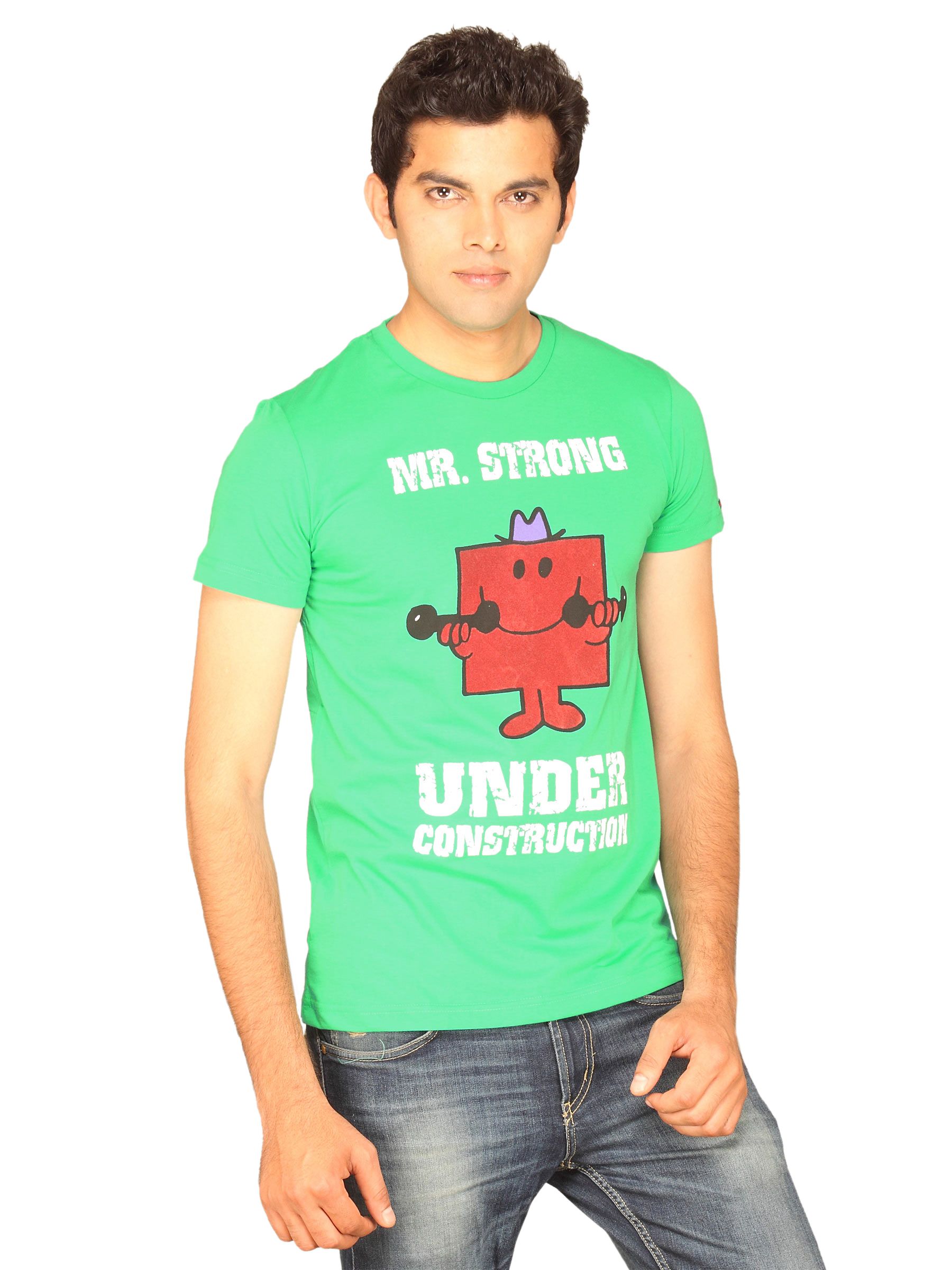 Mr.Men Men's Perfect Green Polo T-shirt