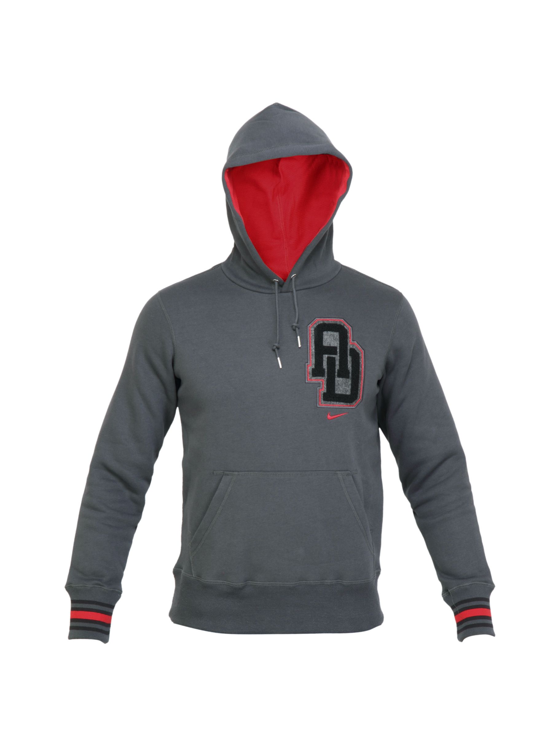 Nike Men AS Squad FT PO Hoody Graph Grey Sweatshirts