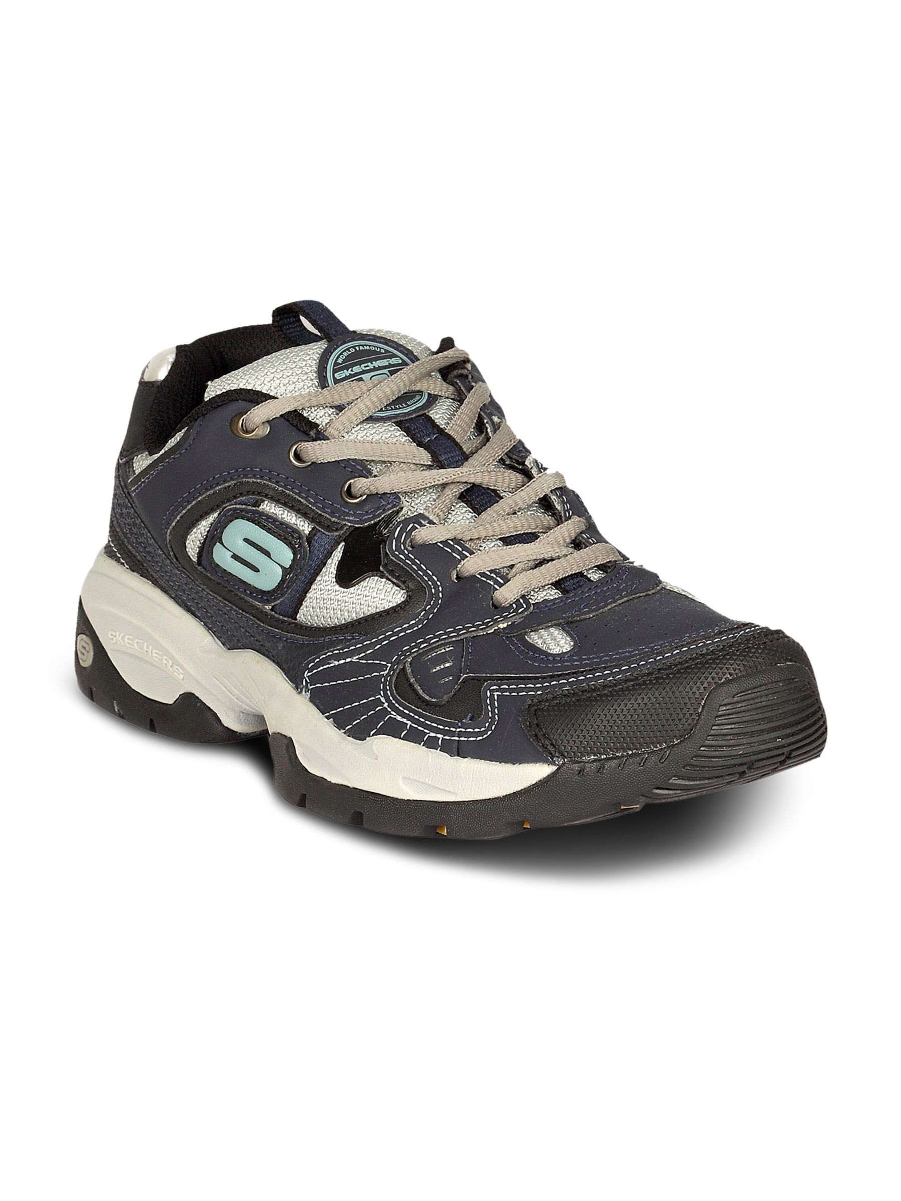 Skechers Men's Sparta Navy Black Shoe