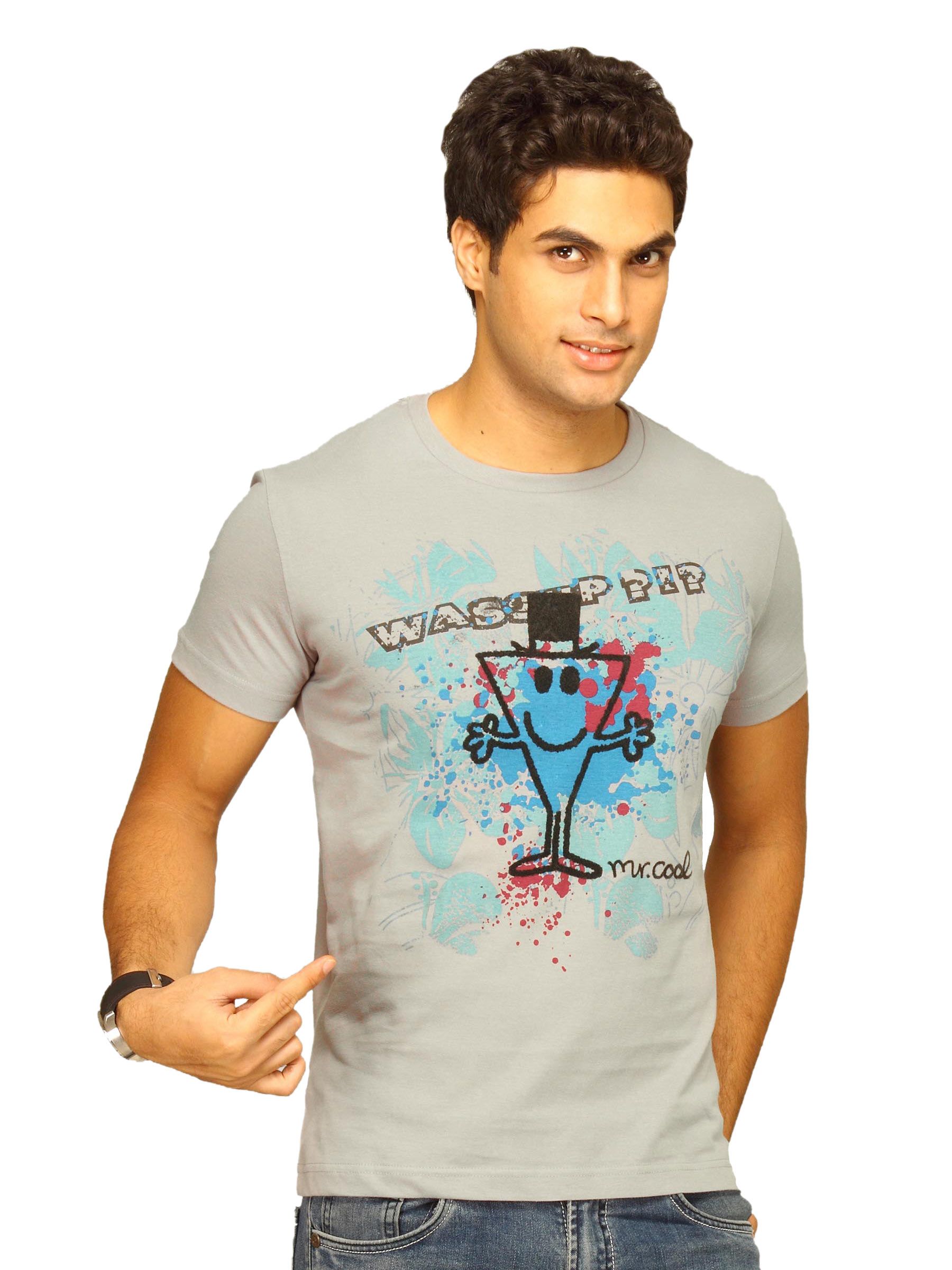 Mr.Men Men's Wassup Grey T-shirt