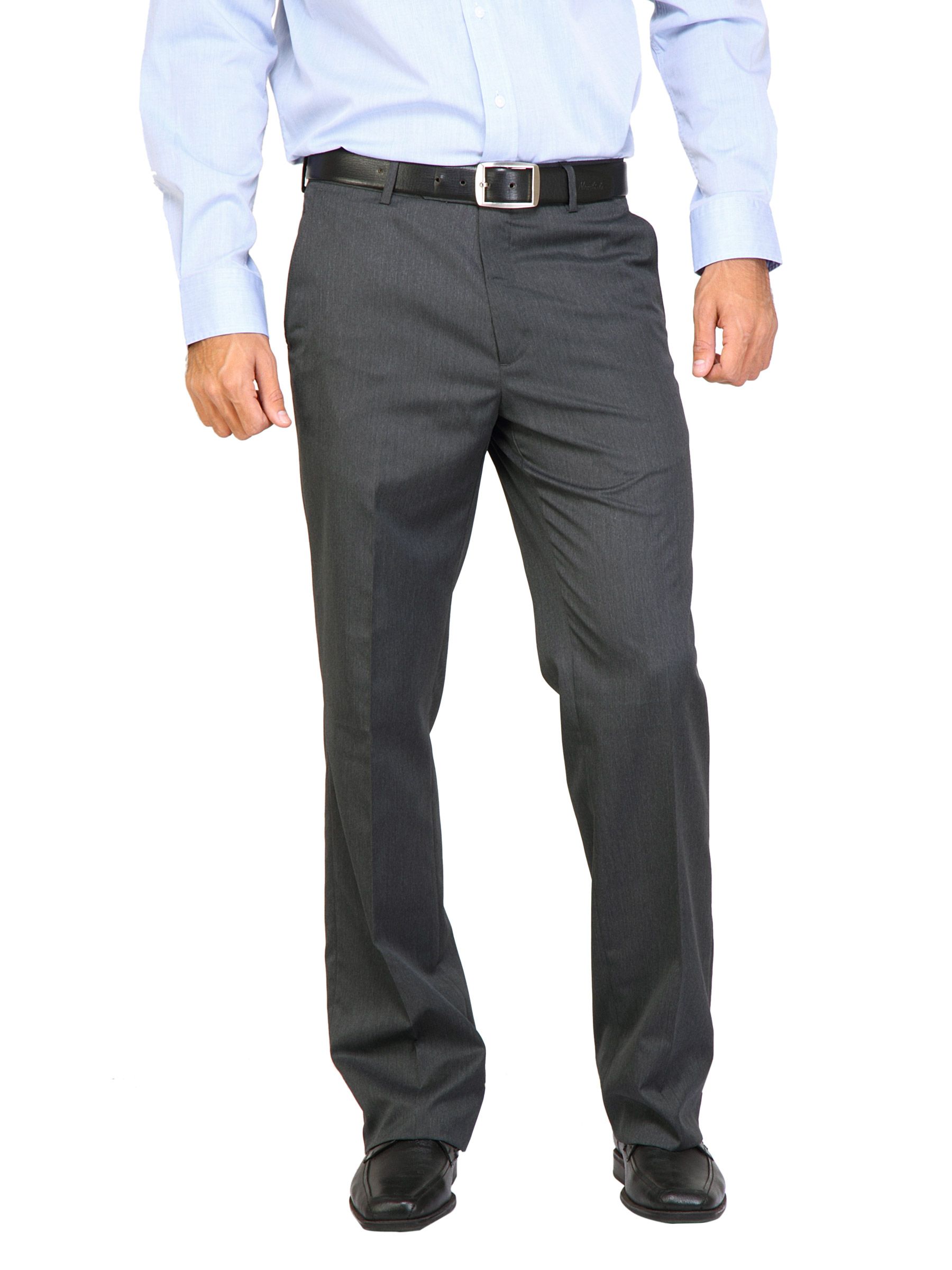 Arrow Men TR Finish Charcoal Trousers