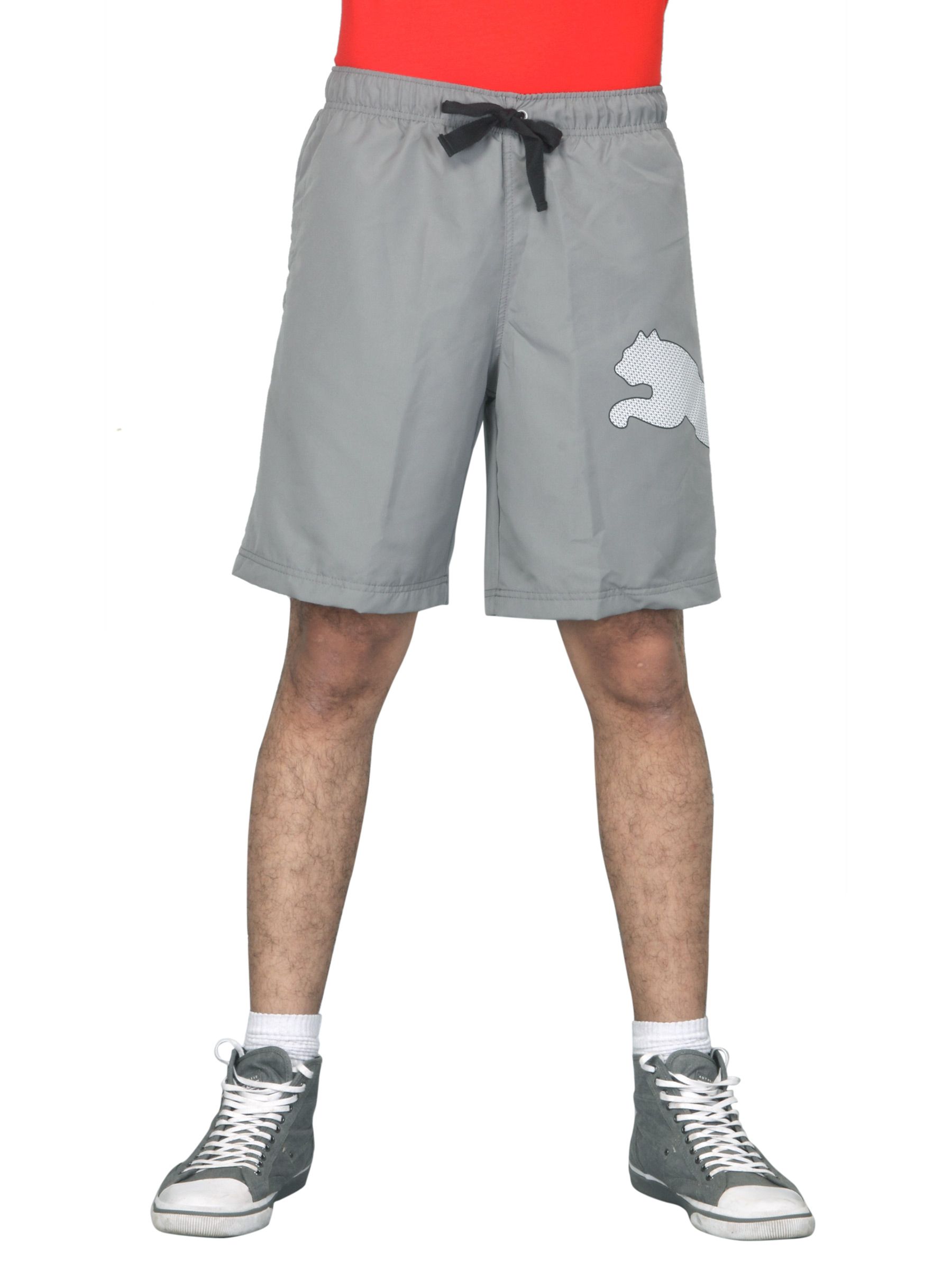 Puma Men's Logo Bermuda Grey Short