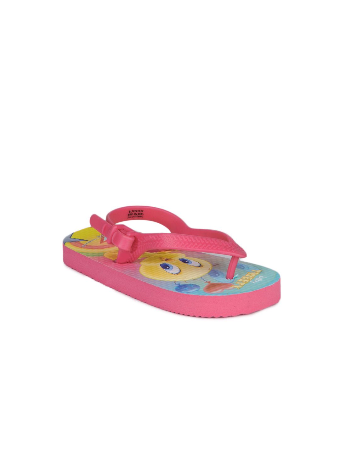 Warner Bros Kids Unisex Pink Flip Flops