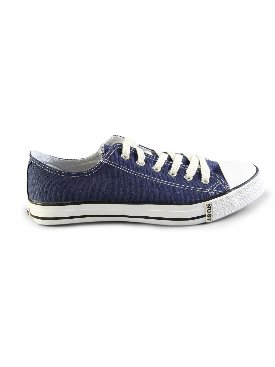 Numero Uno Men's Casual Navy Blue Canvas Shoe