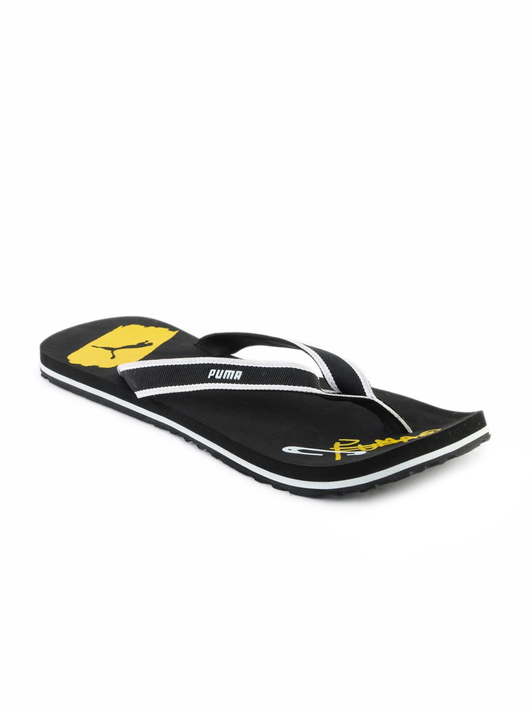 Puma Men Pop Art Black Flip Flops