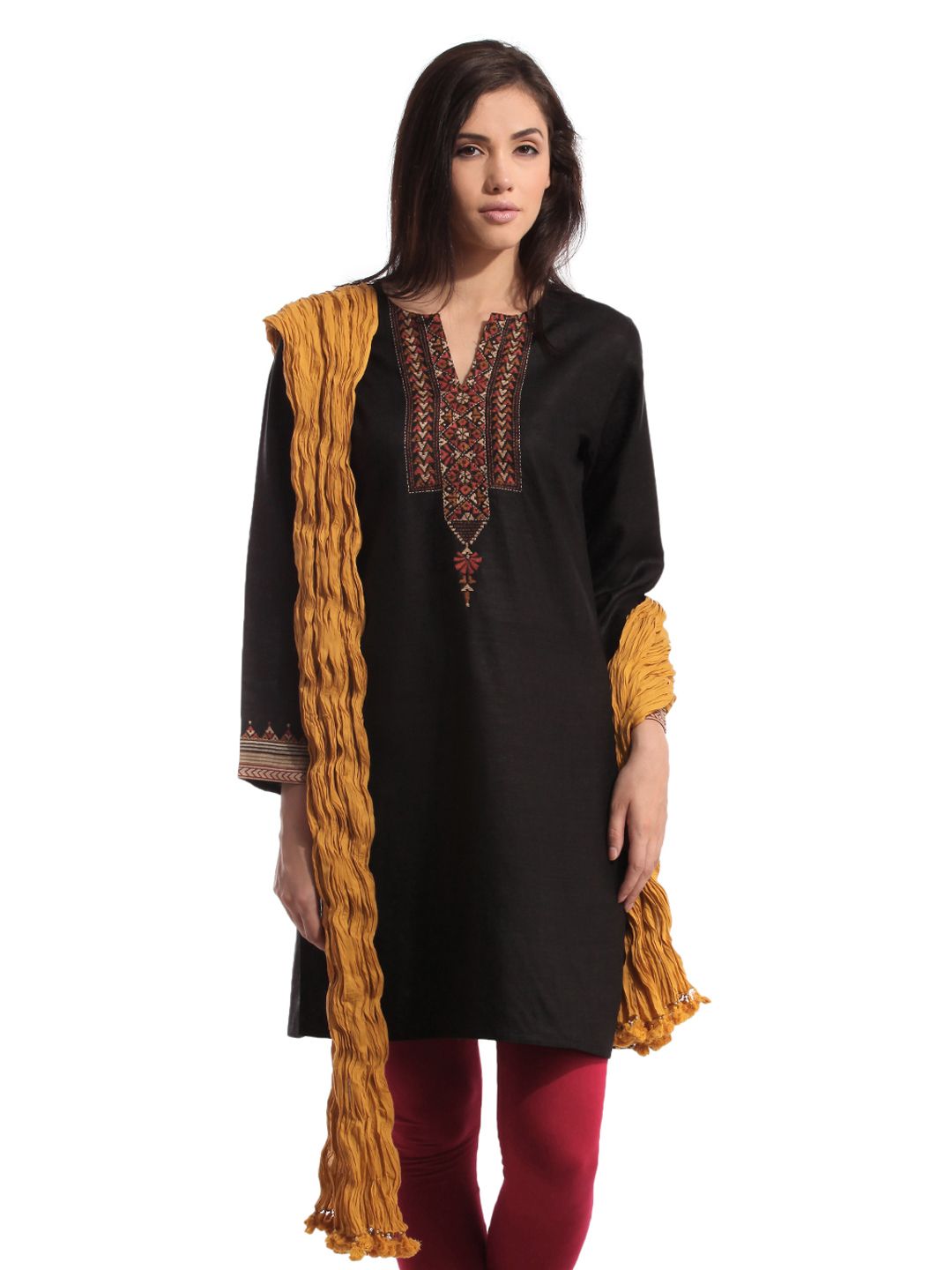 Fabindia Mustard Dupatta