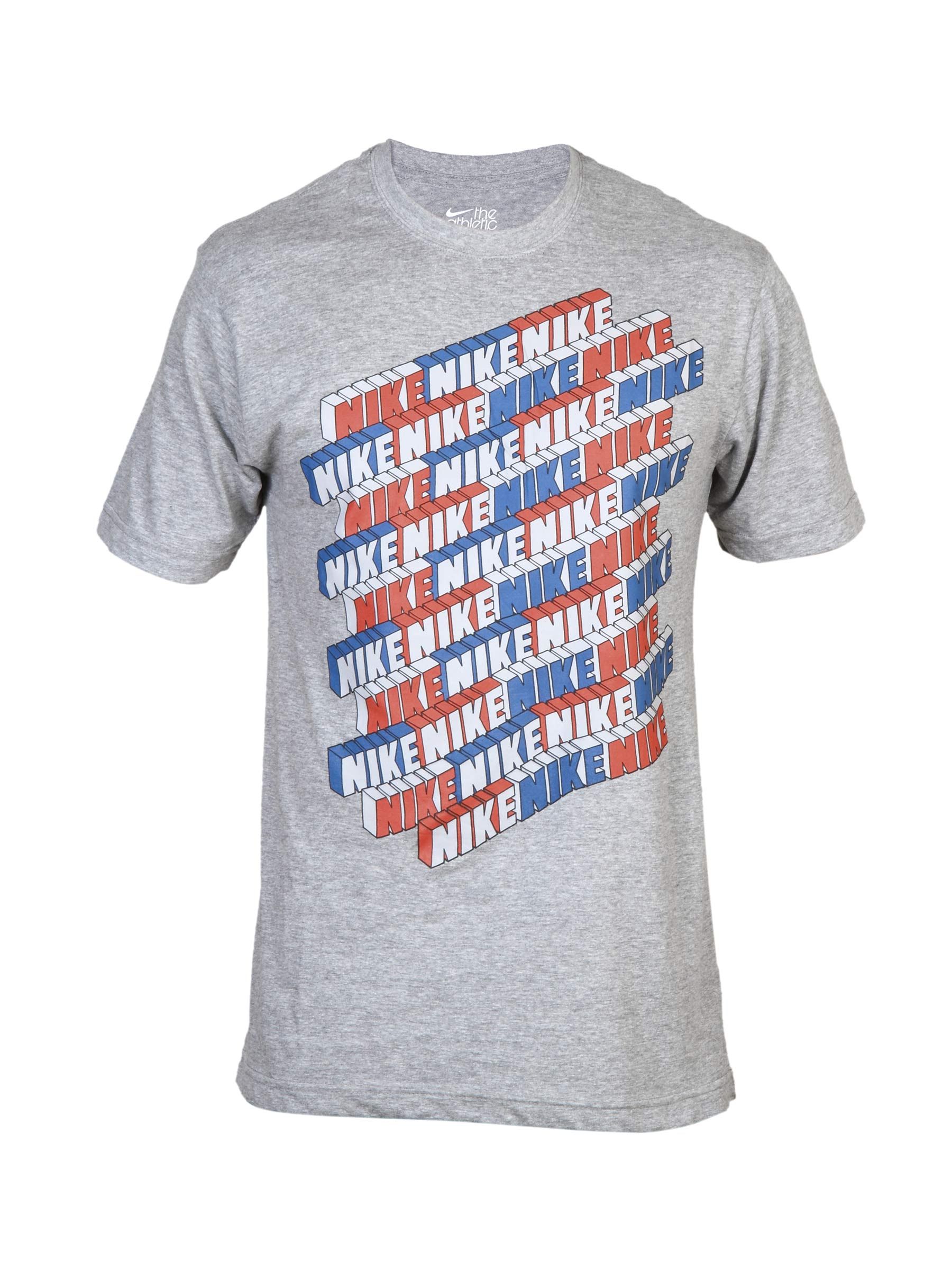 Nike Men's As Repeat Grey T-shirt