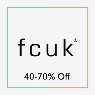 FCUK 40 to 70% off