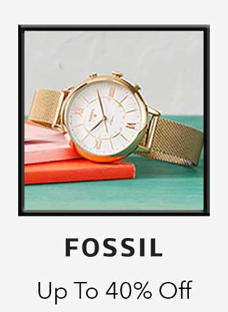 Fossil up to 40% off