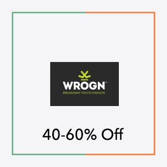 Wrogn 50 to 60% off