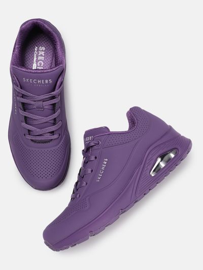 Skechers Women Purple U-Form Sneakers