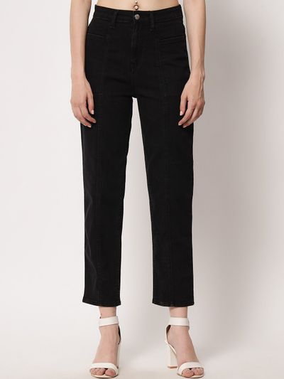 Kotty Women Black Jean Slim Fit New Arrival