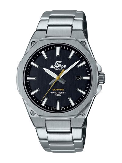 CASIO Men Dial & Stainless Steel Cuff Straps Analogue Chronograph Watch ED539