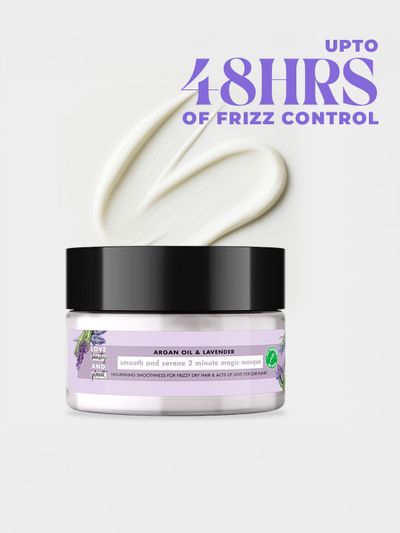 Love Beauty & Planet Argan Oil & Lavender Magic Hair Mask for Frizz Control - 200ml
