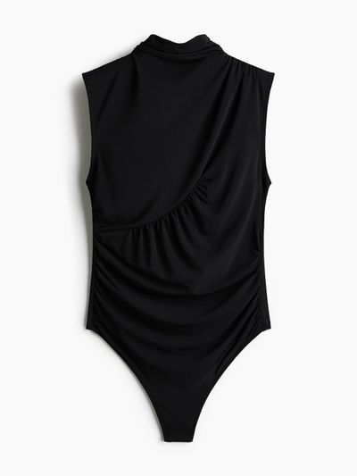 H&M Draped Thong Bodysuit