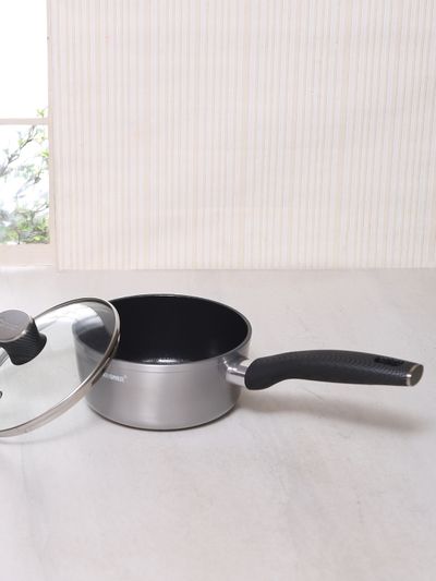 BERGNER Silver Sauce Pan With Lid