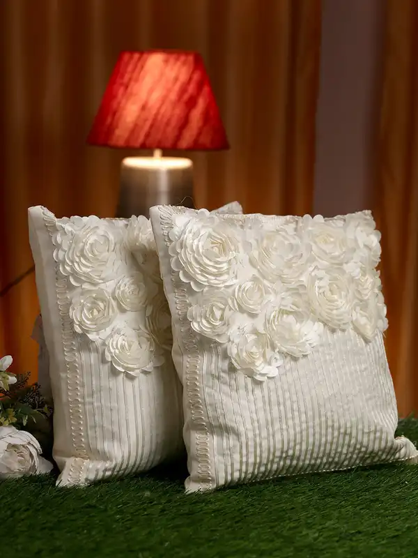 Off White Cushions Covers - Buy Off White Cushions Covers online